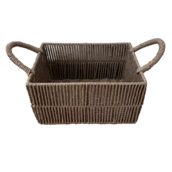 Brown Paper Storage Basket, Medium