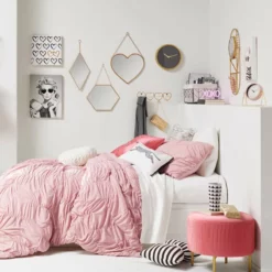 Chevron Collapsible Metal Basket, Medium -Storage Sales Store chevron collapsible metal basket medium 4