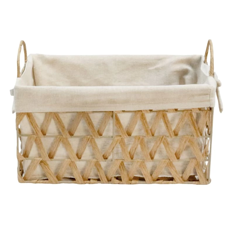 Chevy Natural Wicker Rectangle Storage Basket, Large 1 Chevy Natural Wicker Rectangle Storage Basket, Large