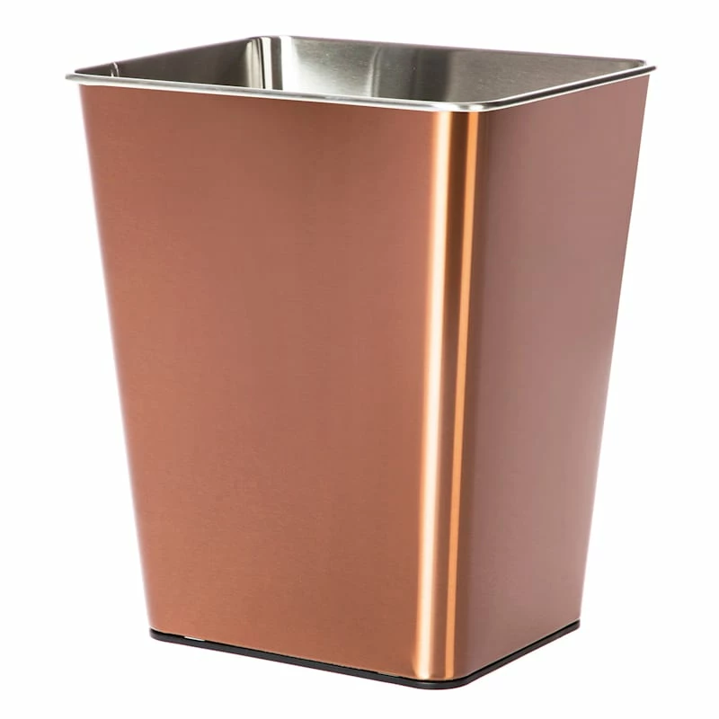 Copper Stainless Steel Open Top Bin, 11.7l 1 Copper Stainless Steel Open Top Bin, 11.7l