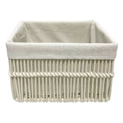 Crosby St Rectangle Poly Rope Storage Basket, Medium