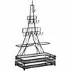 Eiffel Tower Matte Black Wire Decorative Jewelry Stand