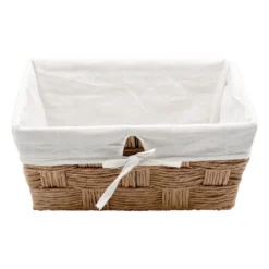 Esp Rectangle Tapered Paper Woven Basket Liner M