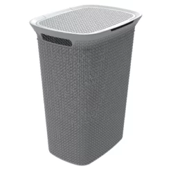 Ezy Storage Laundry Hamper, Grey