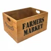 Farmers Market Produce Wooden Crate, Extra Large