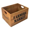 Farmers Market Produce Wooden Crate, Large