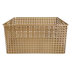 Flatiron Bronze Metal Rectangle Bsket Xs