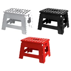 Foldable Step Stools, Assorted Colors