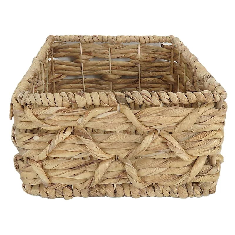 Found & Fable Kai Rectangle X Weave Basket, Medium 2 Found & Fable Kai Rectangle X Weave Basket, Medium - Image 2