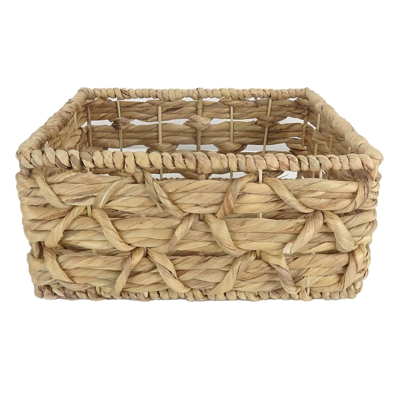 Found & Fable Kai Rectangle X Weave Basket, Medium 3 Found & Fable Kai Rectangle X Weave Basket, Medium - Image 3