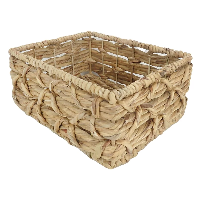 Found & Fable Kai Rectangle X Weave Basket, Medium 1 Found & Fable Kai Rectangle X Weave Basket, Medium