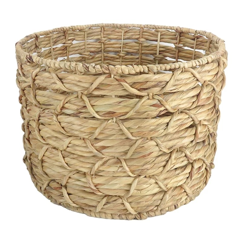 Found & Fable Kai Round X Weave Storage Basket, Large 2 Found & Fable Kai Round X Weave Storage Basket, Large - Image 2