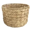 Found & Fable Kai Round X Weave Storage Basket, Large