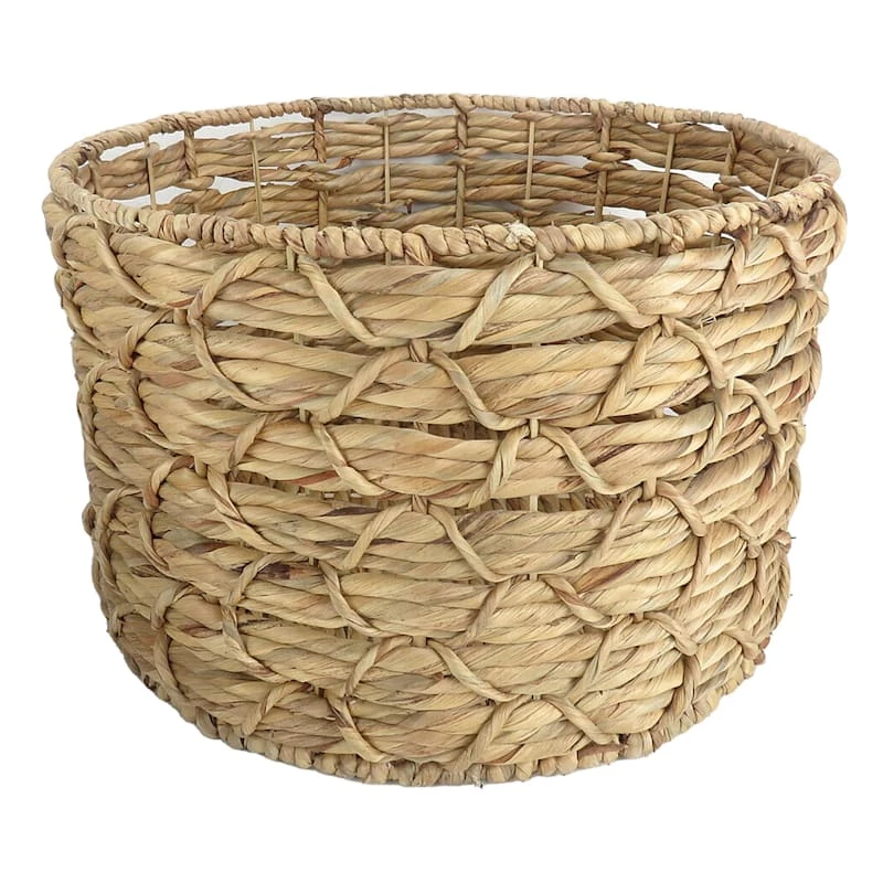 Found & Fable Kai Round X Weave Storage Basket, Large 1 Found & Fable Kai Round X Weave Storage Basket, Large