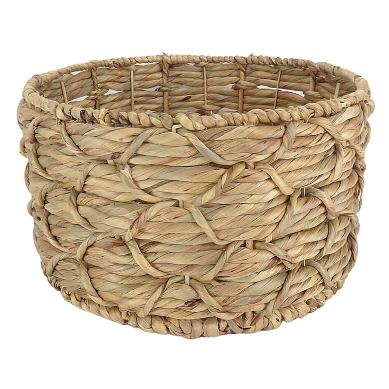 Found & Fable Kai Round X Weave Storage Basket, Small 2 Found & Fable Kai Round X Weave Storage Basket, Small - Image 2