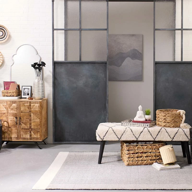 Found & Fable Kai Round X Weave Storage Basket, Small 6 Found & Fable Kai Round X Weave Storage Basket, Small - Image 6