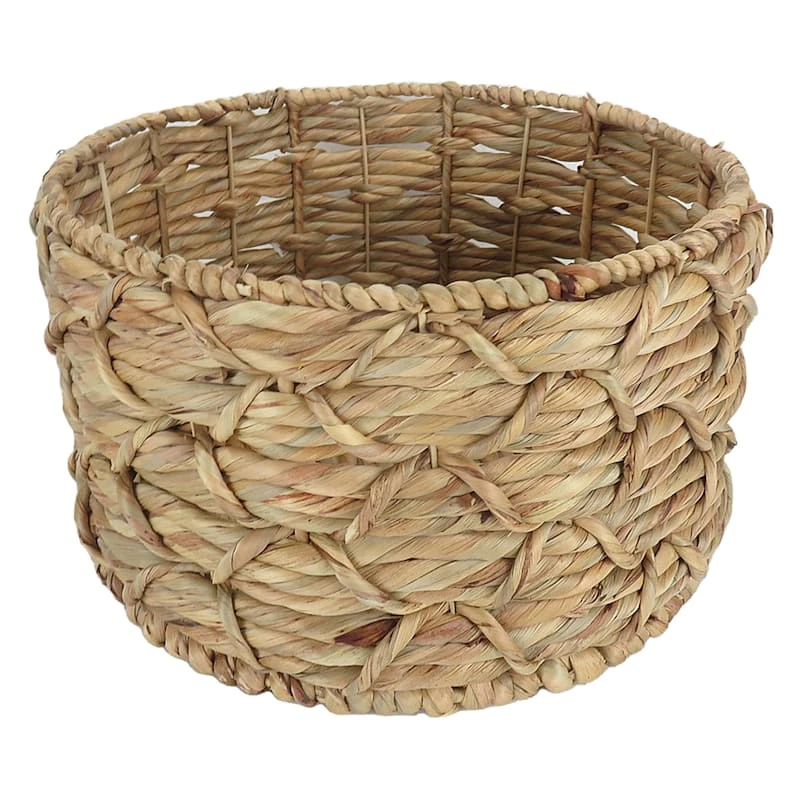 Found & Fable Kai Round X Weave Storage Basket, Small 1 Found & Fable Kai Round X Weave Storage Basket, Small