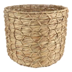Found & Fable Kai Round X Weave Tall Storage Basket, Large