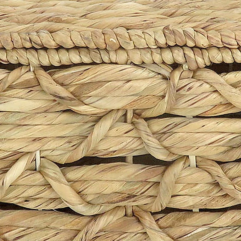 Found & Fable Kai Triple X Twist Lidded Storage Basket, Medium 4 Found & Fable Kai Triple X Twist Lidded Storage Basket, Medium - Image 4