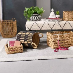 Found & Fable Kai Triple X Twist Under The Bed Storage Basket, Small -Storage Sales Store found fable kai triple x twist under the bed storage basket small 3