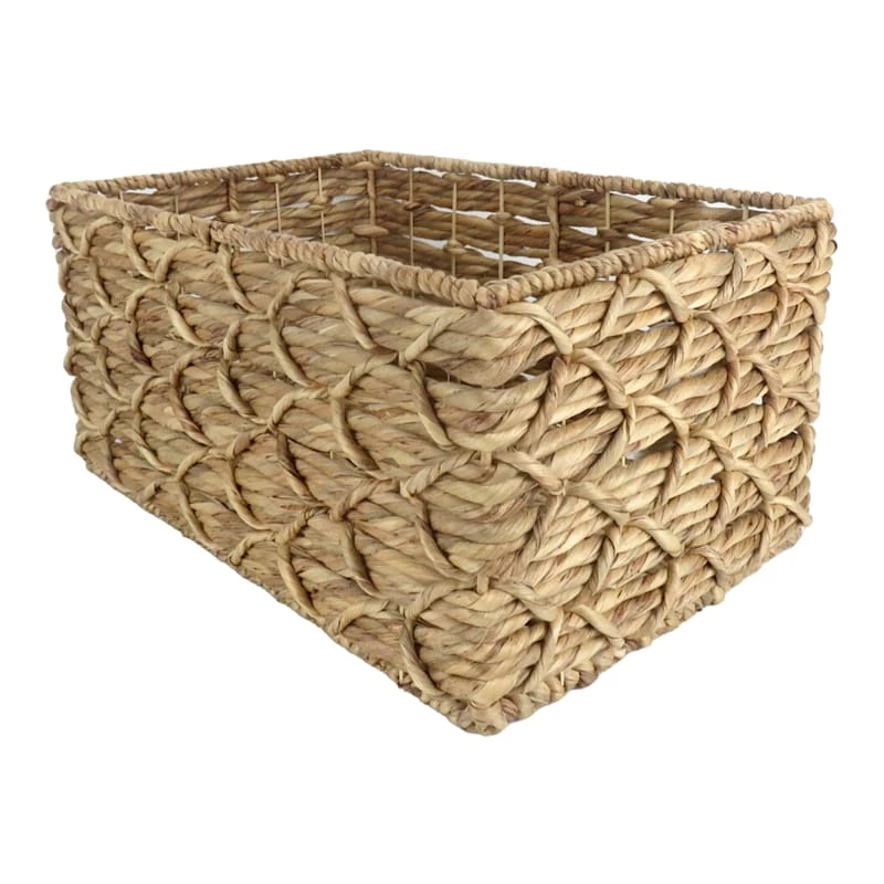 Found & Fable Kai X Weave Rectangle Storage Basket, Small 1 Found & Fable Kai X Weave Rectangle Storage Basket, Small