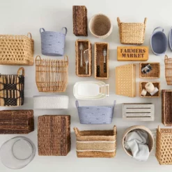 Found & Fable Round Rattan Storage Basket, Small 5 Found & Fable Round Rattan Storage Basket, Small -Storage Sales Store found fable round rattan storage basket small 2