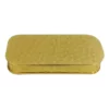 Gold Hammered Metal Pencil Box, 7"