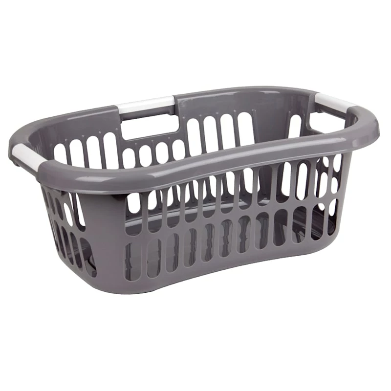 Grey Laundry Basket, 40l 1 Grey Laundry Basket, 40l