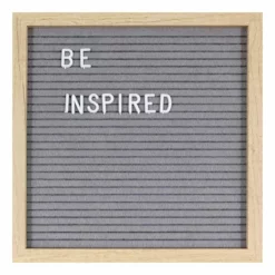 Grey Metal Letter Board, 10"