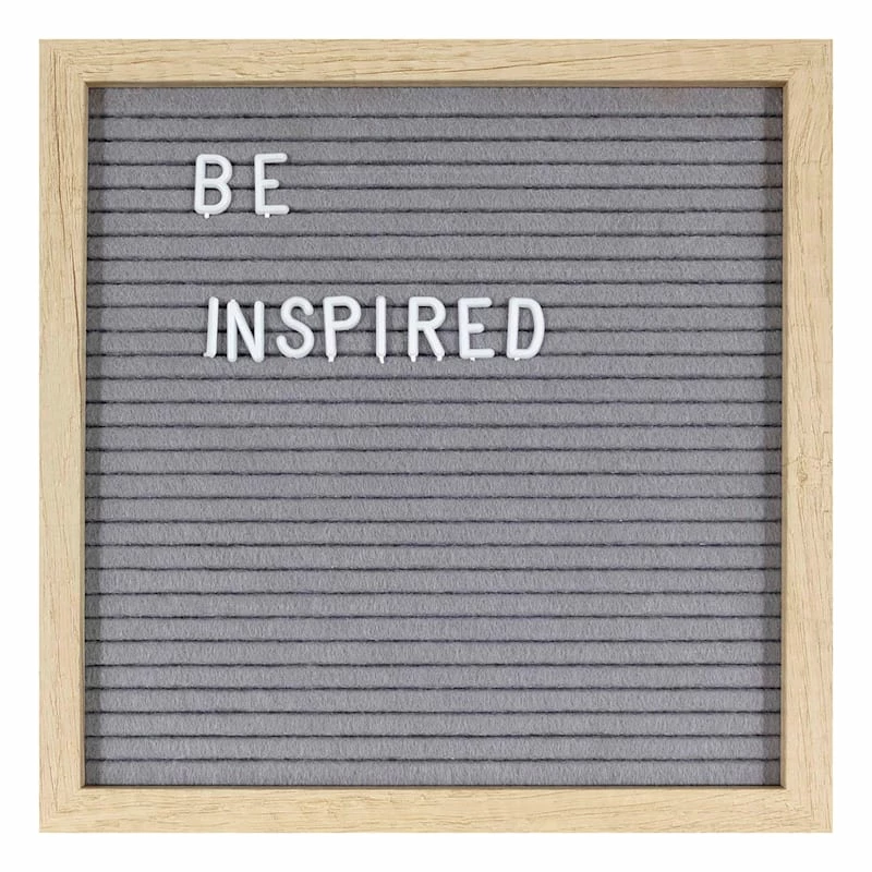 Grey Metal Letter Board, 10" 1 Grey Metal Letter Board, 10"