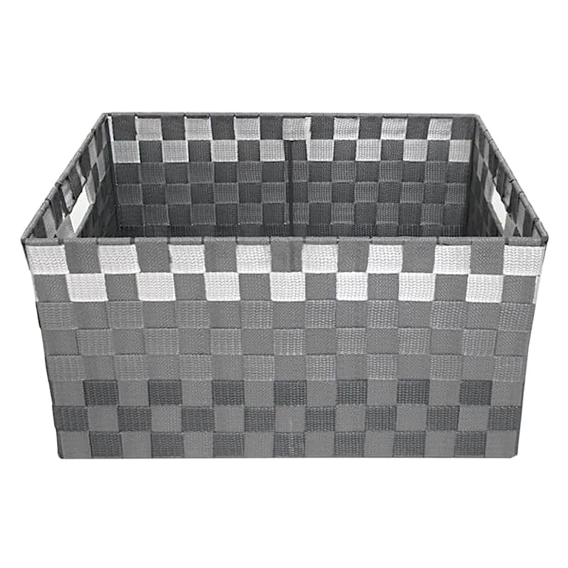 Grey Ombre Basket 1 Grey Ombre Basket