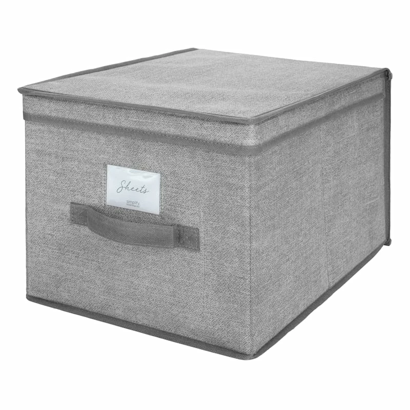 Grey Storage Box, Large 1 Grey Storage Box, Large