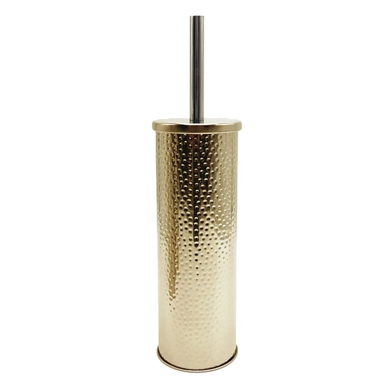 Haig Metal Toilet Brush Holder, Gold 1 Haig Metal Toilet Brush Holder, Gold
