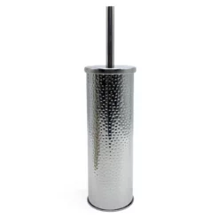 Haig Metal Toilet Brush Holder, Grey Metal