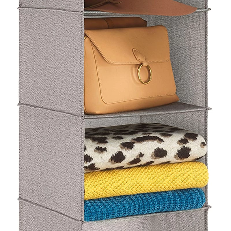 Hanging Accessory Shelves, Black Herringbone 4 Hanging Accessory Shelves, Black Herringbone - Image 4