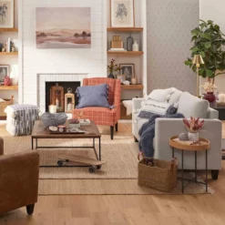 Honeybloom Austin Rectangle Seagrass Storage Basket With Leather Handles, Small -Storage Sales Store honeybloom austin rectangle seagrass storage basket with leather handles small 2