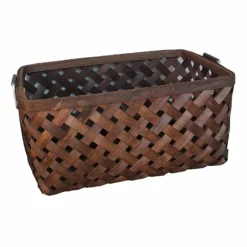 Honeybloom Chipwood Shelf Tote Basket, X-Large