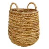 Honeybloom Natural Water Hyacinth Storage Basket, Small