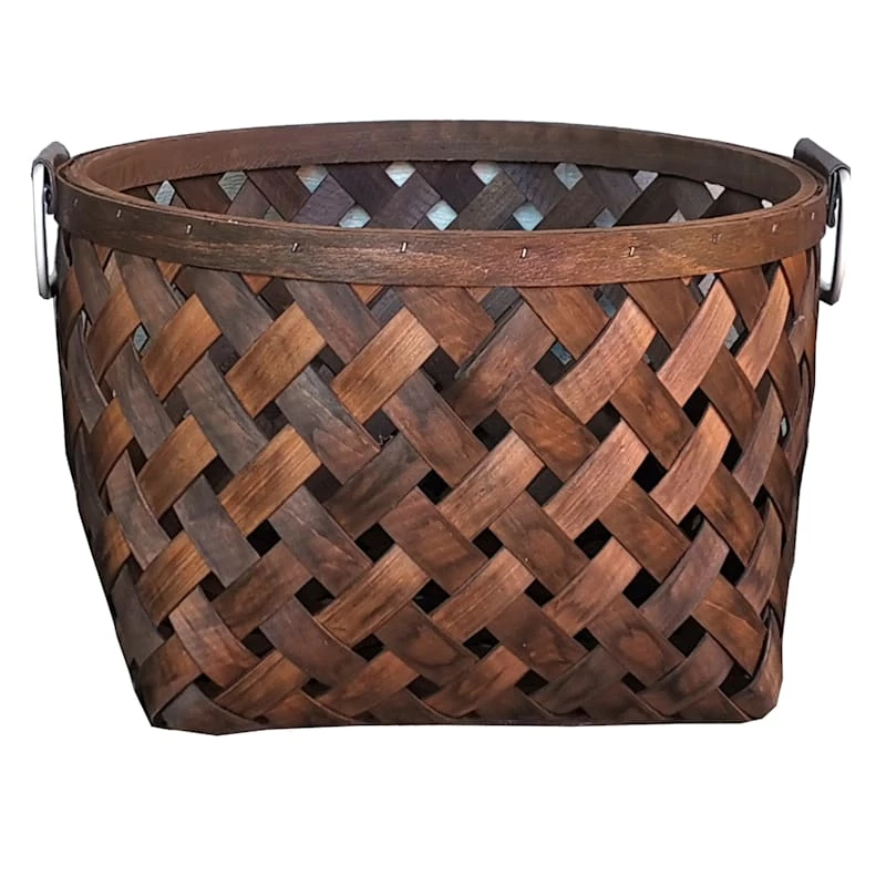 Honeybloom Round Chipwood Basket, Medium 1 Honeybloom Round Chipwood Basket, Medium