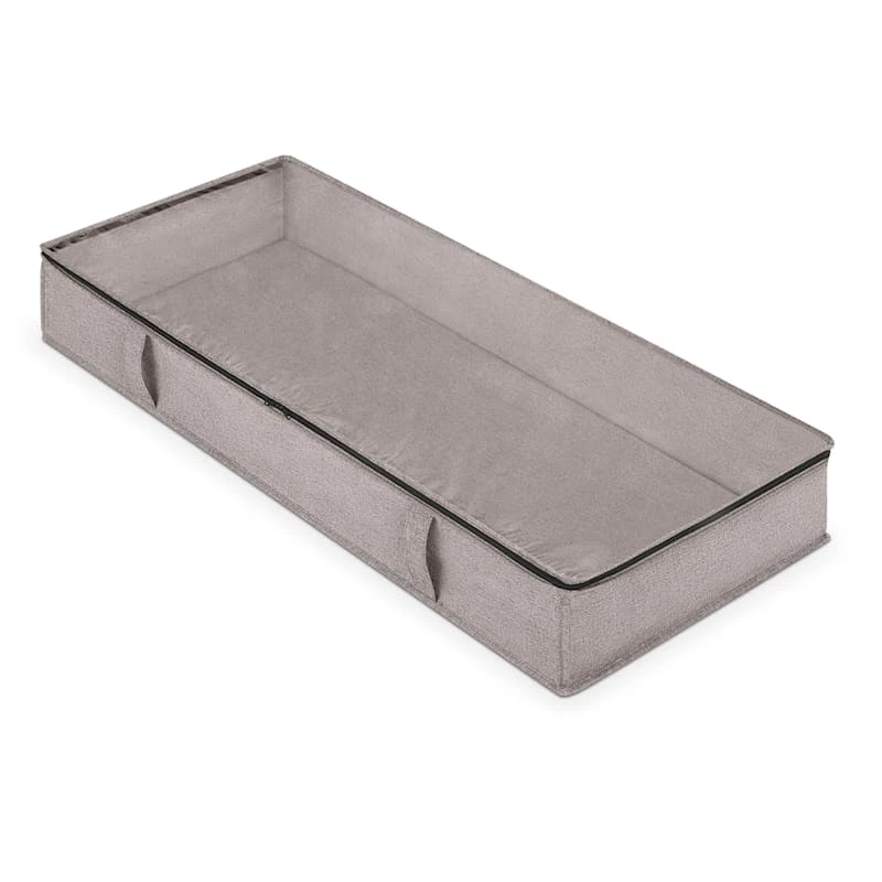 Jumbo Underbed Storage Bag, Black Herringbone 2 Jumbo Underbed Storage Bag, Black Herringbone - Image 2