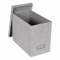 Laila Ali Grey Suede File Box