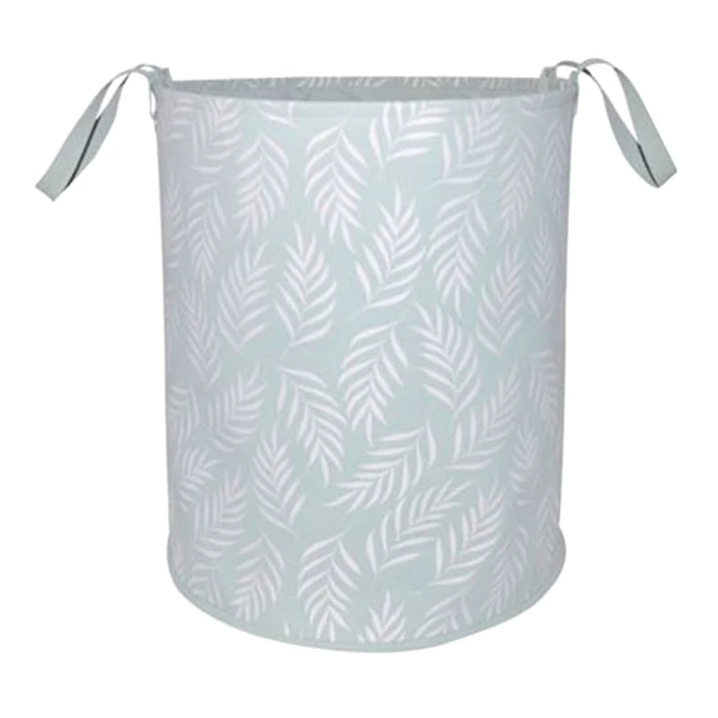 Leaves Round Canvas Laundry Hamper 1 Leaves Round Canvas Laundry Hamper