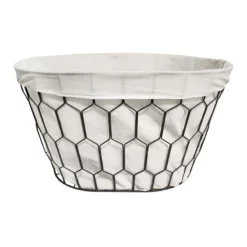 Long Diamond Wire Laundry Basket
