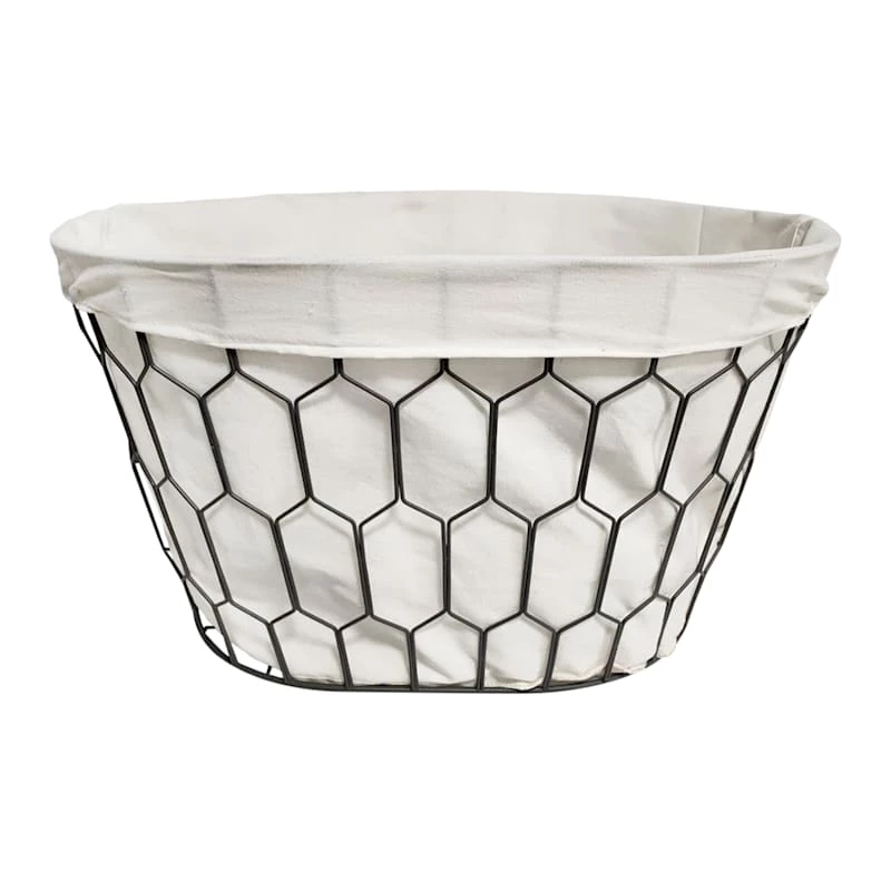 Long Diamond Wire Laundry Basket 1 Long Diamond Wire Laundry Basket