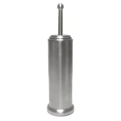 Marshall Brushed Stainless Steel Toilet Brush Holder & Removable Liner