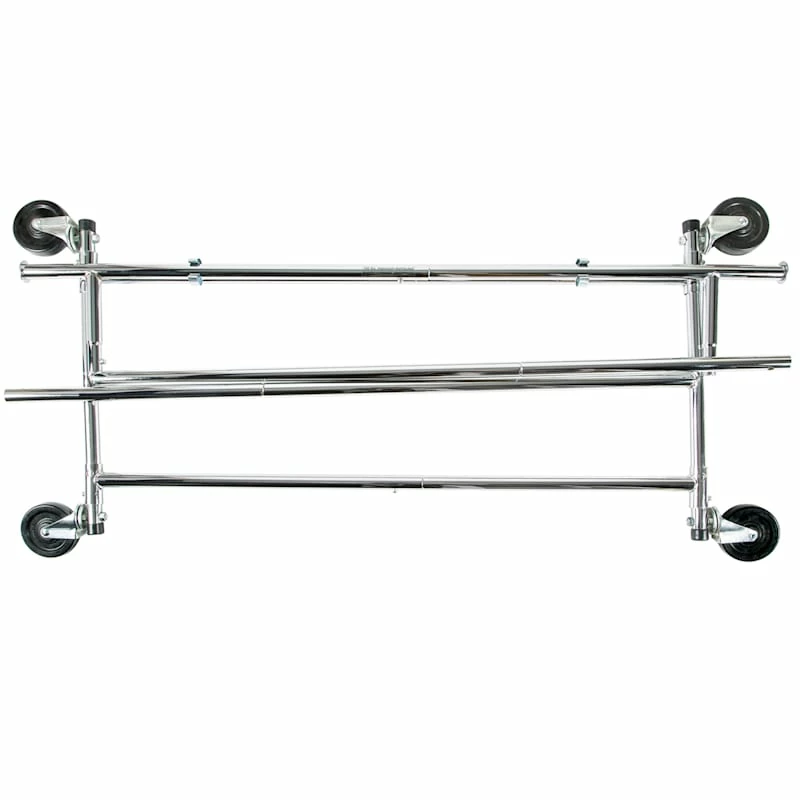 Metal Collapsible Garment Rack 2 Metal Collapsible Garment Rack - Image 2
