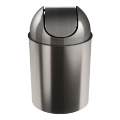 Nickel & Silver Mezzo Trash Can, 2.5gal