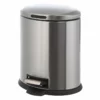 Oval Stainless Steel Pedal Bin, 5l