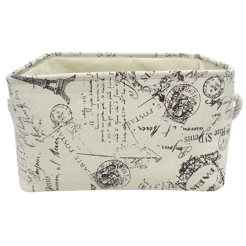 Paris Fabric Basket 1 Paris Fabric Basket