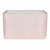 Pearl Blush Pink Rectangle Fabric Storage Basket, Large